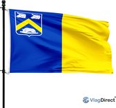 Drapeau de la commune d'Aiseau-Presles - 90 x 150 cm.