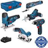 Bosch Professional 5 TOOLKIT GSR 12V-15 + GST 12V-70 + GOP 12V-28 + GKS 12V-26 + GSA 12V-14