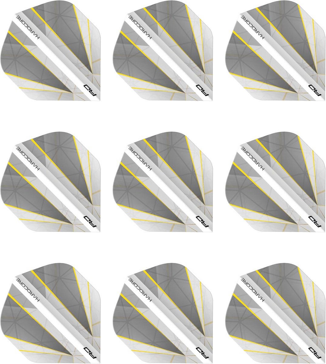 Dartpijlen Flights Premium Standaard 100 Micron - 9 Stuks (3 Sets) - Professionele Stabiliteit & Duurzaamheid