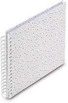 Spiraalalbum Confetti, 28x24 cm, 50 witte pagina's