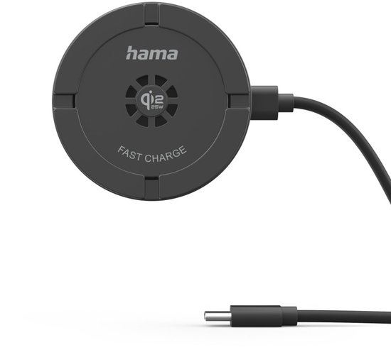 Draadloze oplader | Hama (Snellader, Standaard, 10W, Zwart