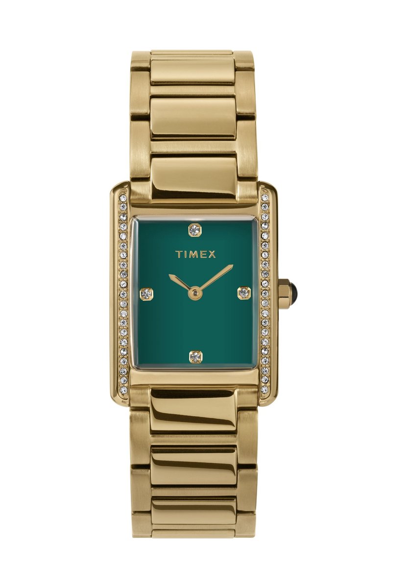 Timex Hailey Quartz Analoog Horloge Goudkleurig Kast: 100% Laag Lood Messing | Armband 100% Roestvrij Staal 36 mm TW2W87500AJ