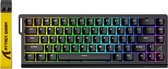 ATTACK SHARK X68 HE - Rapid Trigger - Hall Effect - 8000Hz - 0.01mm RT - Magnetisch Gaming Toetsenbord - RGB - 60% - QWERTY - Wired - Zwart