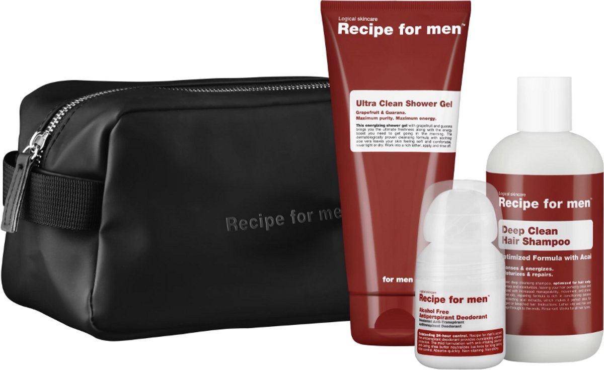 Recipe For Men - Essential Hair & Body Kit
