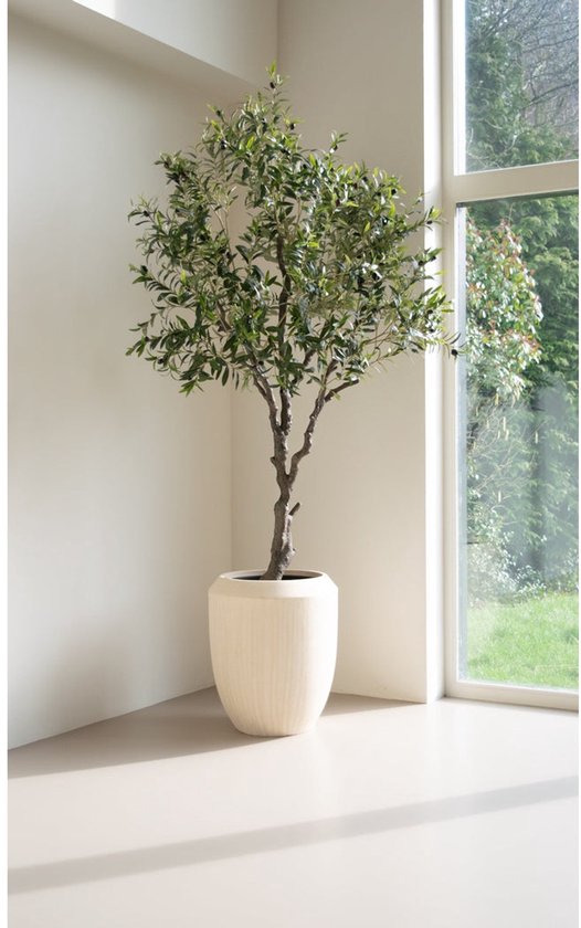 5 FT Kunstmatige Olijfboom SucceBuy Groene Nep Levende Plant
