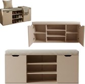 Schoenenkast met zitplaats PORTA, 103 x 30 x 46 cm