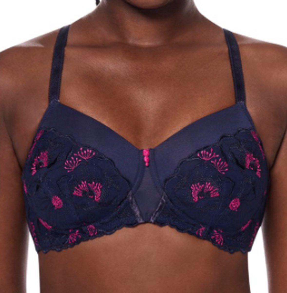 Delila Voorgevormde PROTHESE Beha Zonder Beugel - blue/magenta