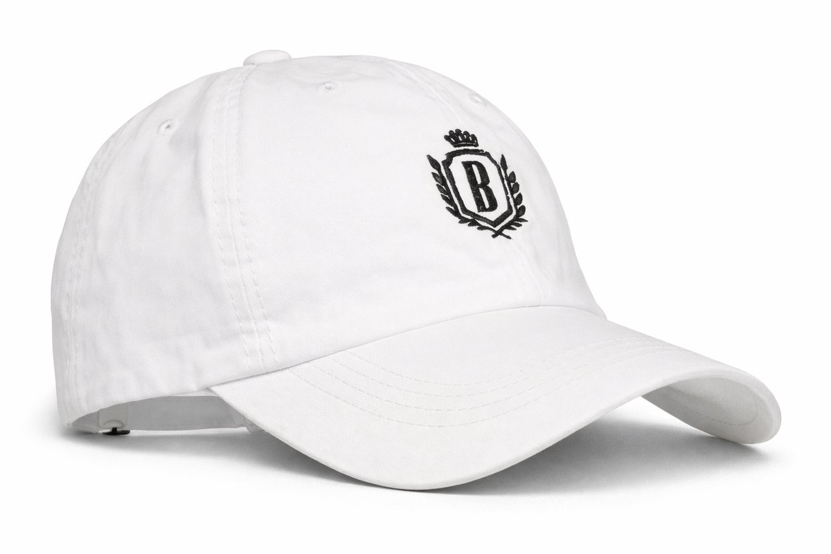 Bèlfort Pet Baseball Cap Wit Heren - 100% Premium Katoen - Verstelbare Pet met Riemsluiting - Mannen / Vrouwen - Casual Pet
