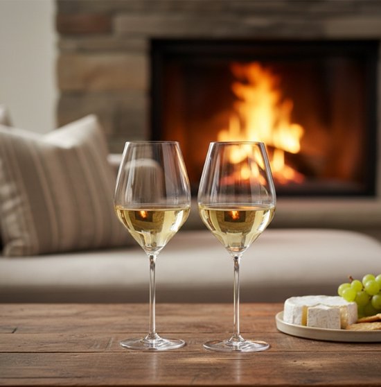 Lehmann - Verres à vin blanc Absolus - 38cl - Set de 6 verres - Cristal sans plomb de haute qualité