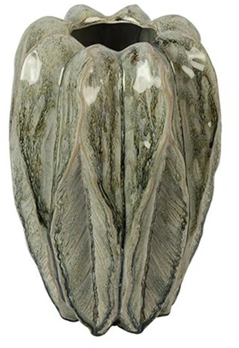 Countryfield Vaas levi leaf 20x20x29cm grn Groen