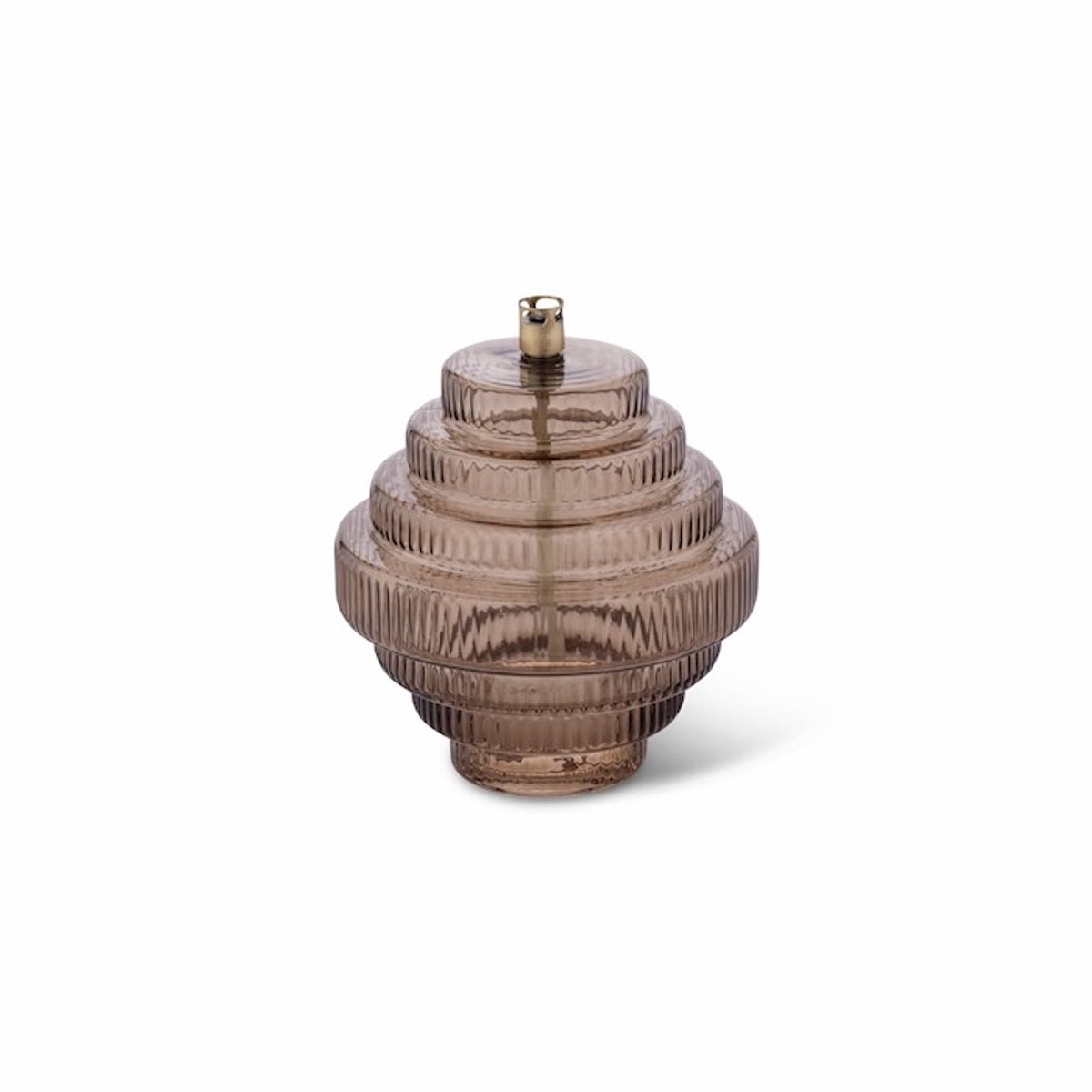 Olielamp - Peri Living - Twin champagne brass M - Ø15x 17.5cm - nr:1305 - Messing