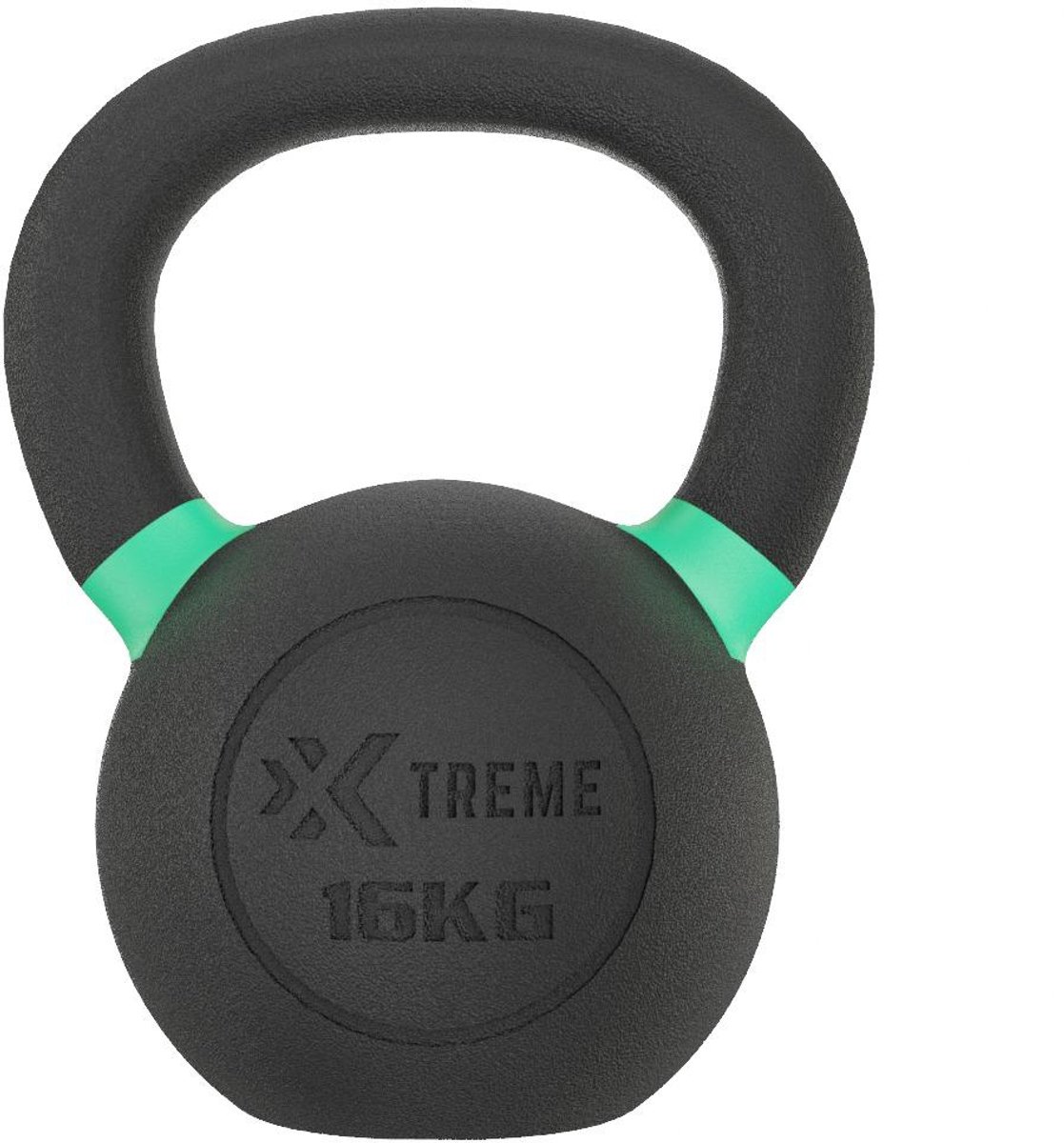 Xtreme Fitness Gietijzer Kettlebell Premium groen 16Kg