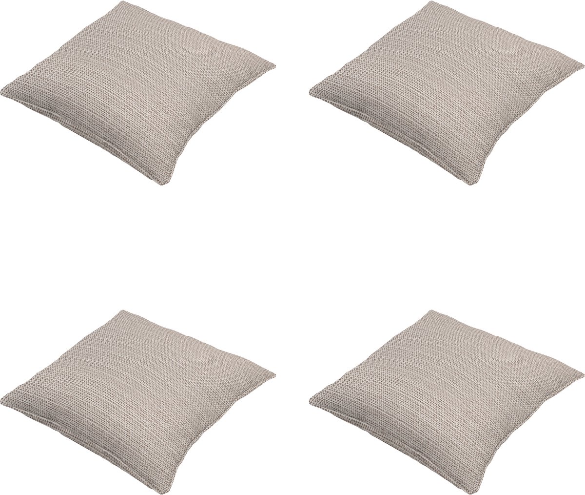 Madison Sierkussen Richmond - Beige - 50x50x10cm - Set van 4