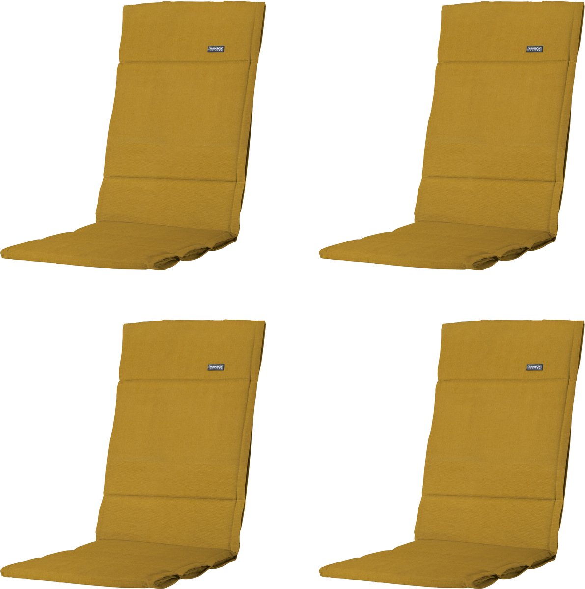 Panama - Tuinstoelkussen Hoge Rug - Set van 4