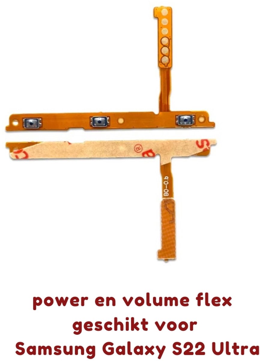Power en volume flexkabel voor Samsung Galaxy S22 Ultra