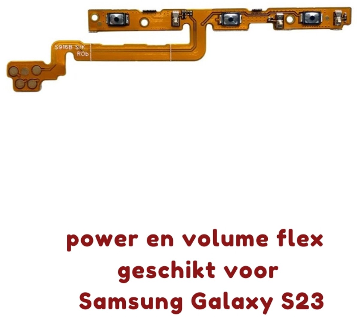 Power en volume flexkabel voor Samsung Galaxy S23
