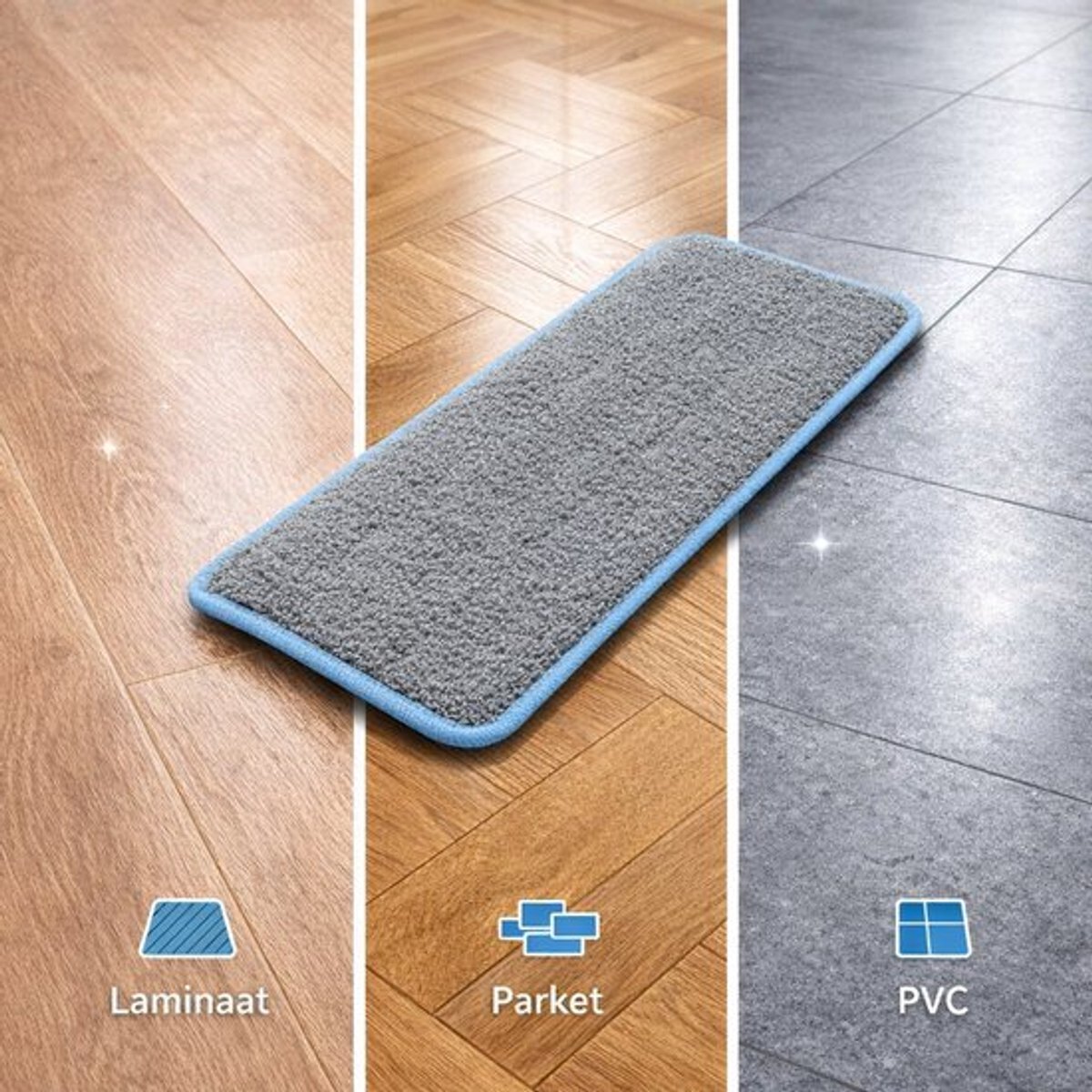 6x Dweil pads geschikt voor iRobot Braava Jet M6 voor nat dweilen M6134 Luxe Dweilpads Dweilrobot - Microfiber Microvezel Dweil Doekjes Pads Set - Dweildoeken Nat Dweilen – foto 5