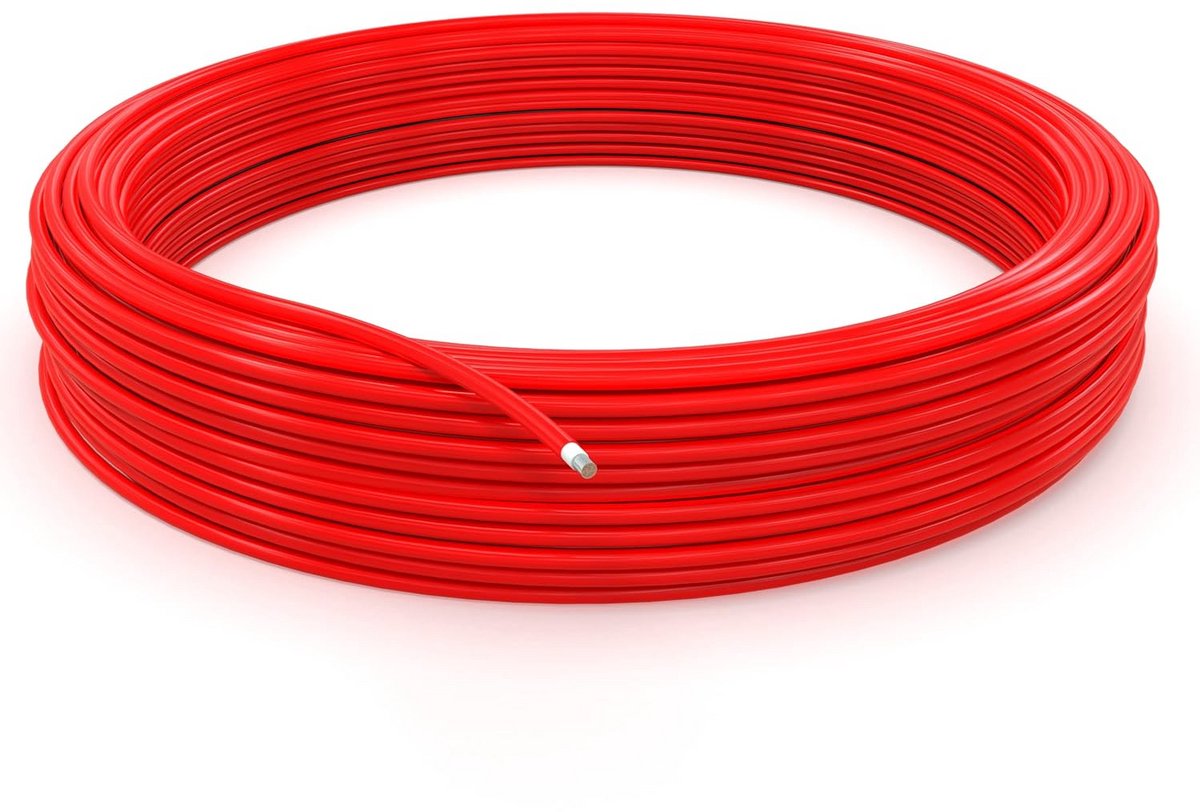 5m Zonne-kabel 6mm² PV Kabel Verlenging Fotovoltaïsche Koppelstuk Rood