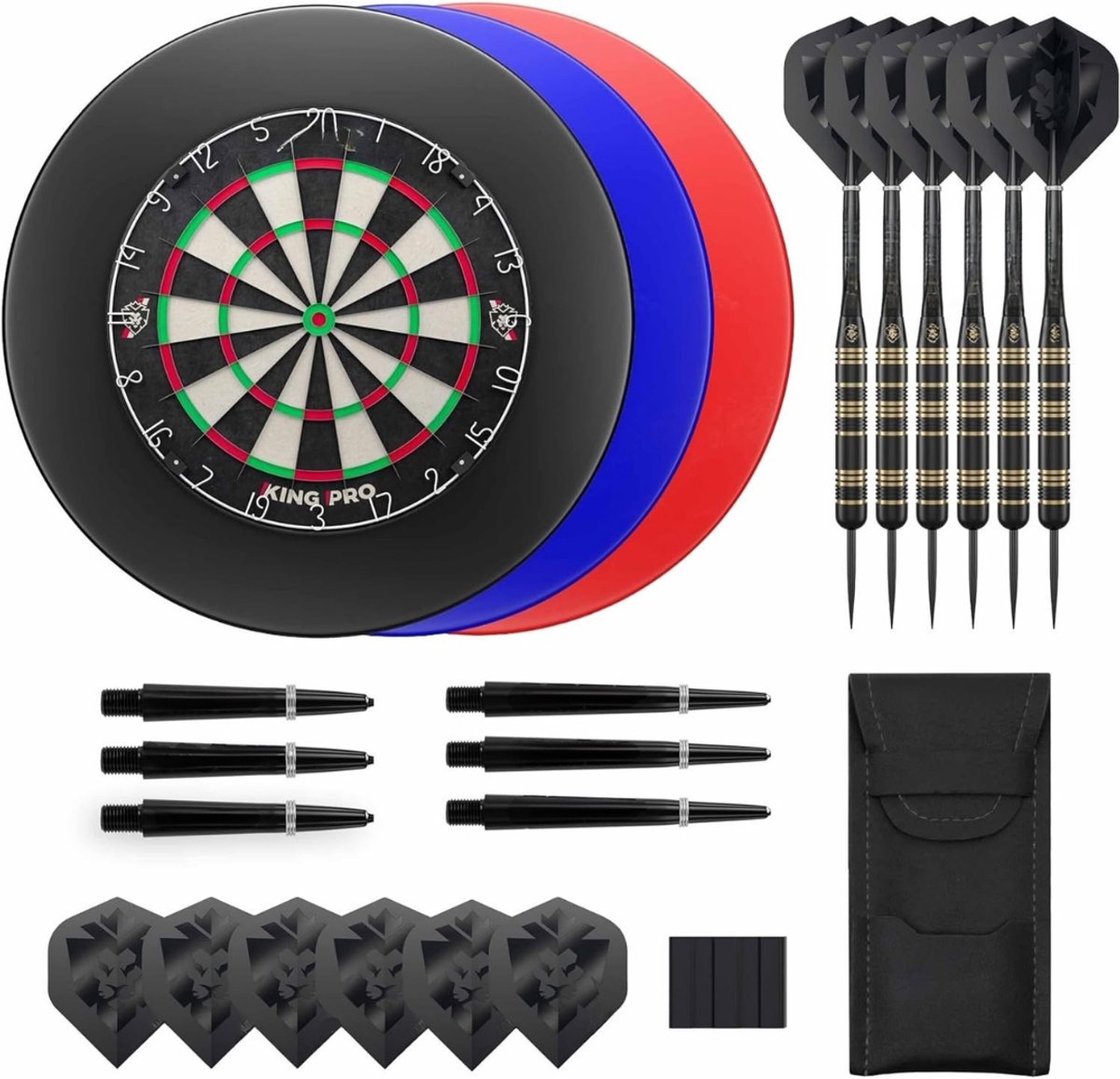 REN® Dartbord Surround Ring - Surround Ring - Rood - ‎70cm x 70cm x 10 cm