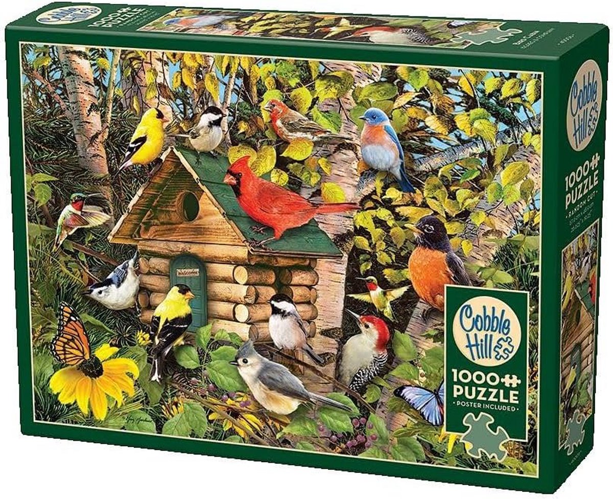 Puzzel 1000 Stukjes Vogels Vogelhuis - Hoogwaardige Puzzel