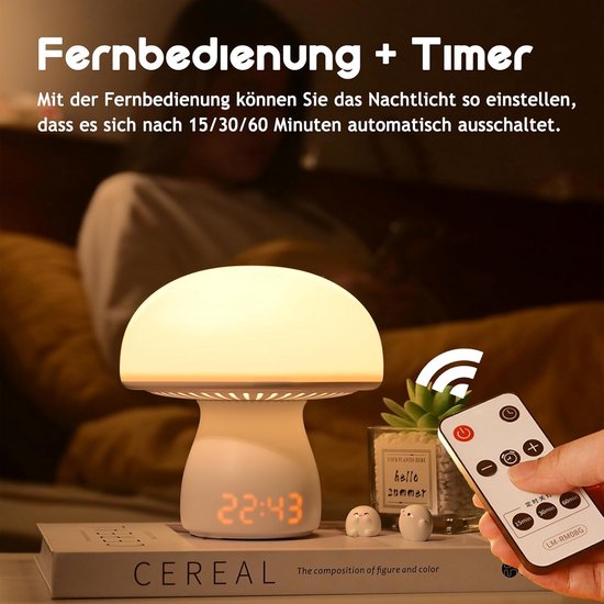 Paddenstoel Lamp - Paddestoel Lamp - Mushroom Lamp - Tafellamp — afbeelding 2