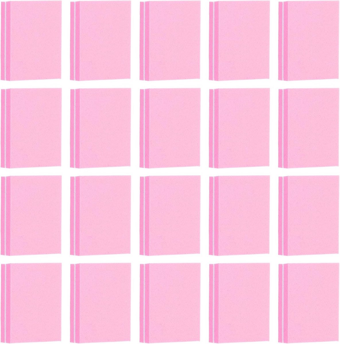 50 Stuks Mini Nagelbufferblokken 100/180 Grit Dubbelzijdig voor Manicure