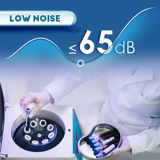 Centrifuge met LED-Display voor PRP-Sap, 4000 RPM, 8 x 15 ml Rotatiecapaciteit — afbeelding 4