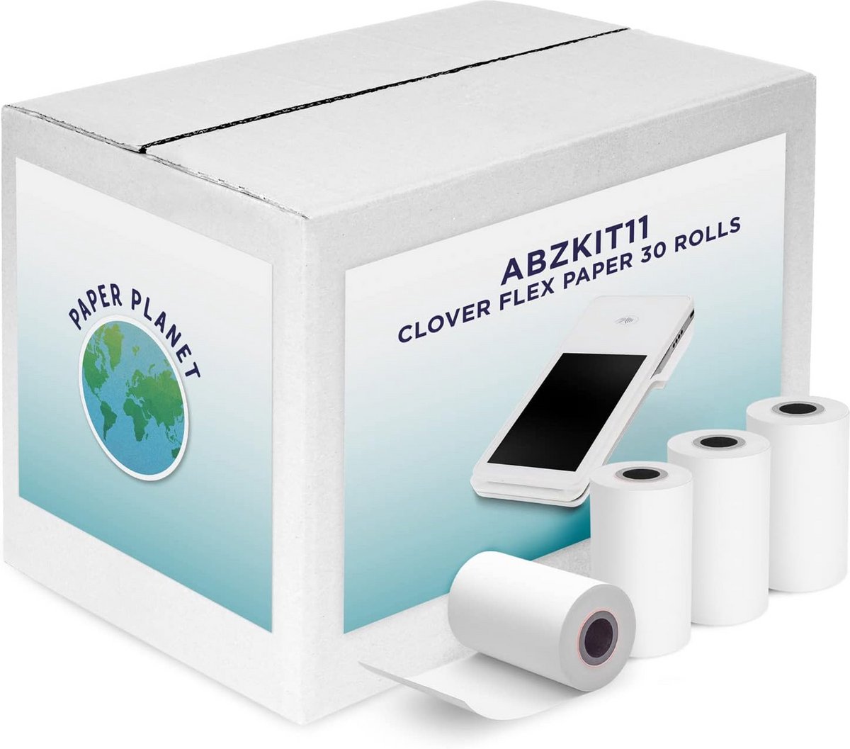 Bonpapier Rolletjes voor Kassasysteem - 30 Stuks Universele Termopakking