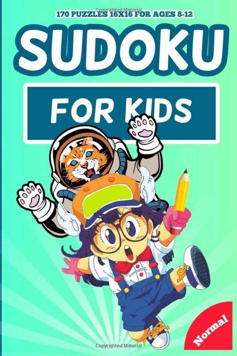 Sudoku Puzzelboek voor Kinderen 8-12 Jaar: 170 Spelletjes op 9x9 Raster, Gemiddeld Niveau