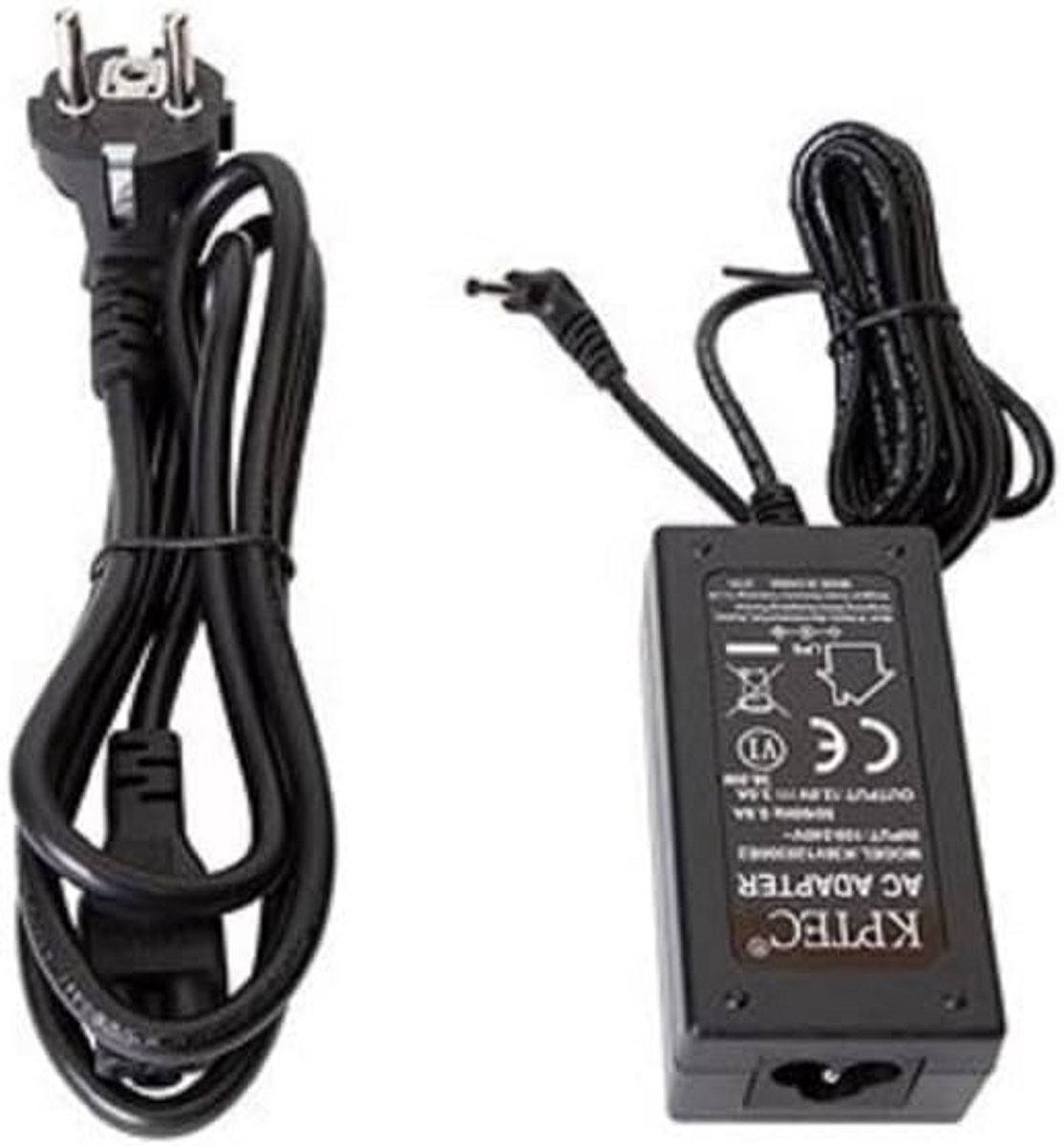 Netvoeding en Inverter 12V 3A voor Binnen - Zwarte Adapter