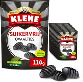 Klene Zoute Ovaaltjes - Drop - Zout - Suikervrij - 12x110gr