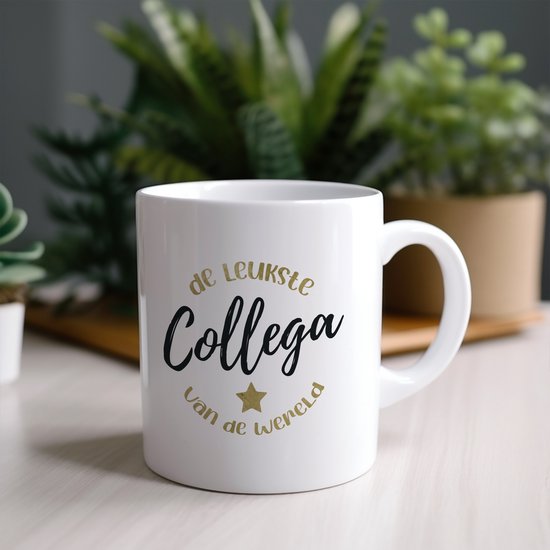 Mok – De Leukste Collega – Keramiek – 325 ml – Cadeau