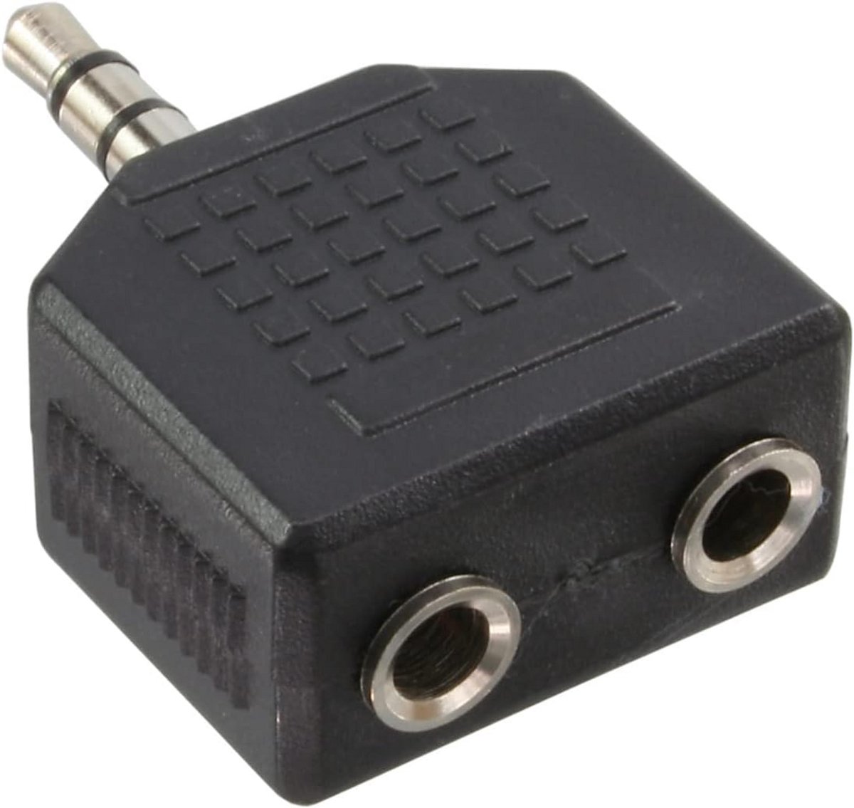 Audio Adapter 3,5 mm Jack Plug naar 2x 3,5 mm Jack Stereo