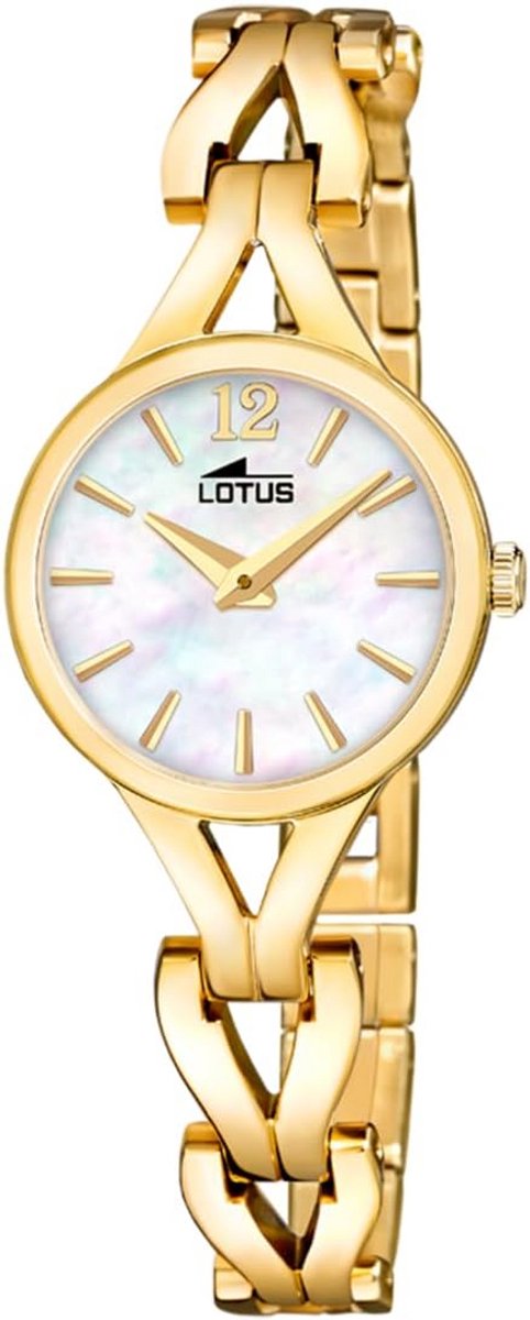 Elegant Gouden Dames Horloge met Stalen Armband