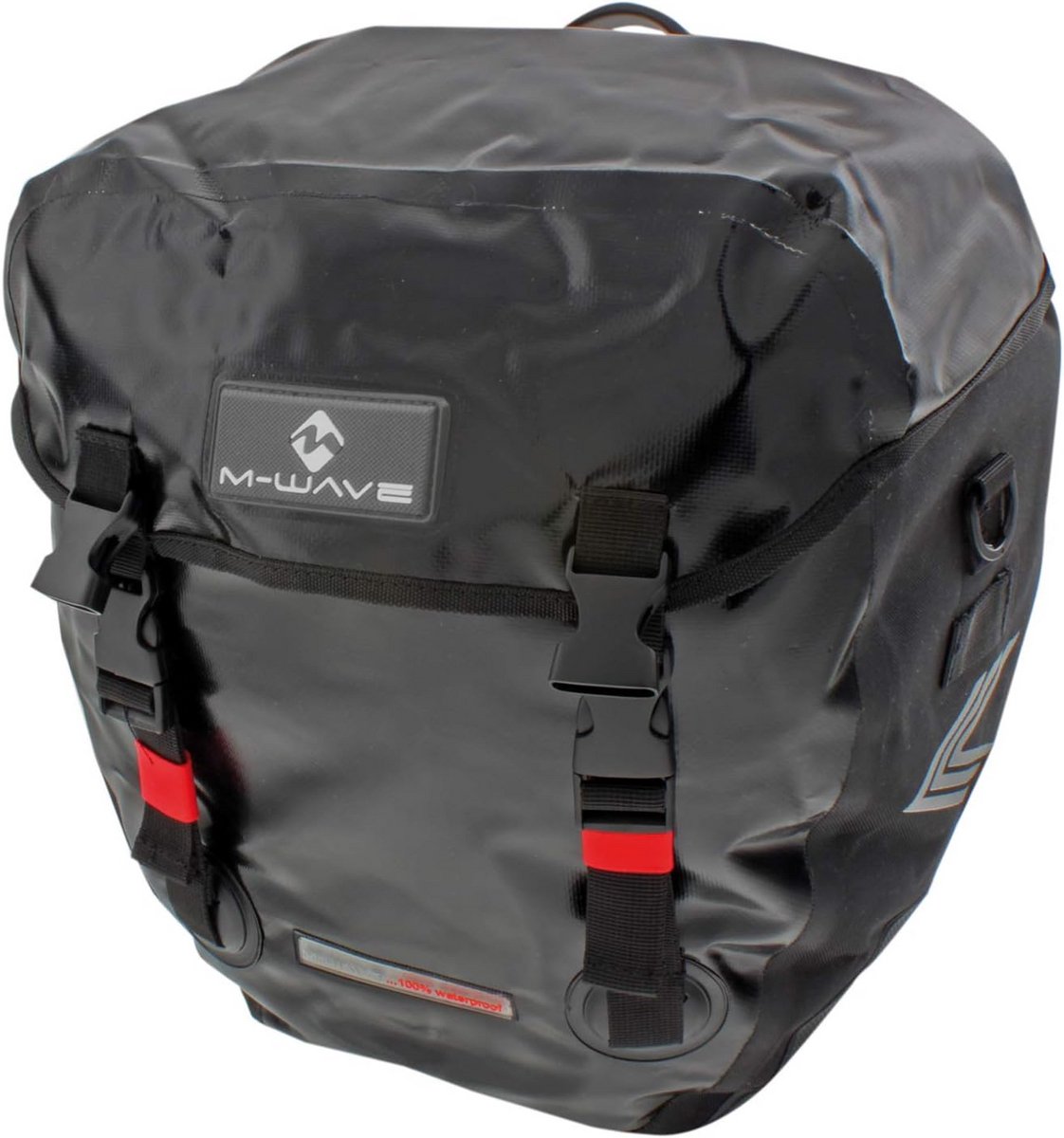 Waterdichte Fietstassen Set 2x20L Zwart - Duurzame Fietstassen