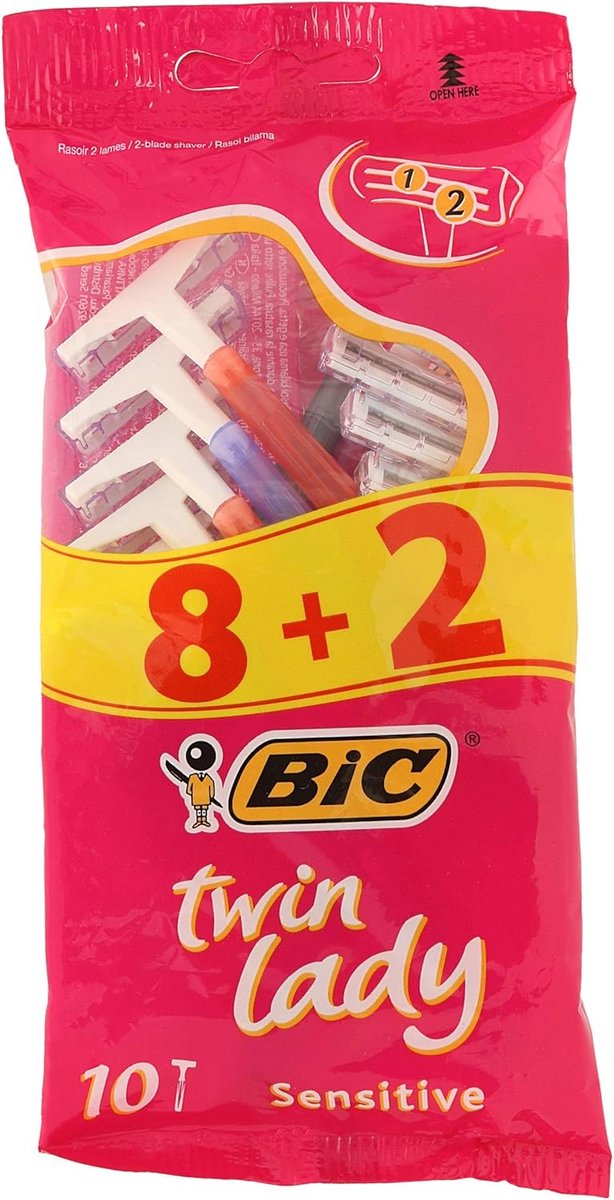 10-Pack Scheermesjes voor Dames - Voor een Gladde en Gevoelige Huid