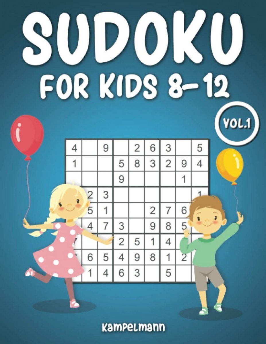 200 Grote Letter Sudoku Puzzels voor Kinderen 8-12 Jaar - Inclusief Oplossingen