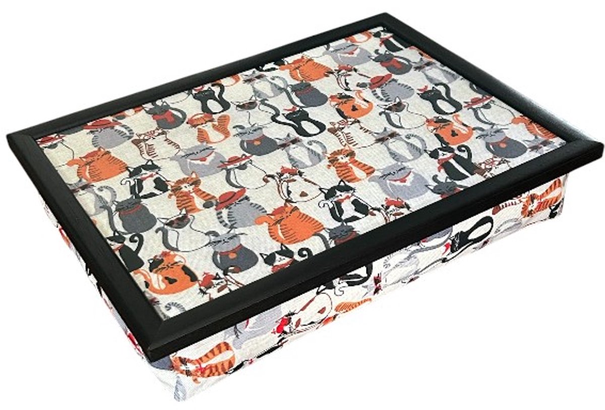 Andrews - Laptray - Schootkussen - Stadse Katten - 40x30 cm
