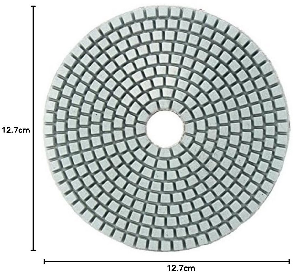 Diamant Polijstschijf 5 Inch Nat/Droog voor Graniet, Marmer en Beton