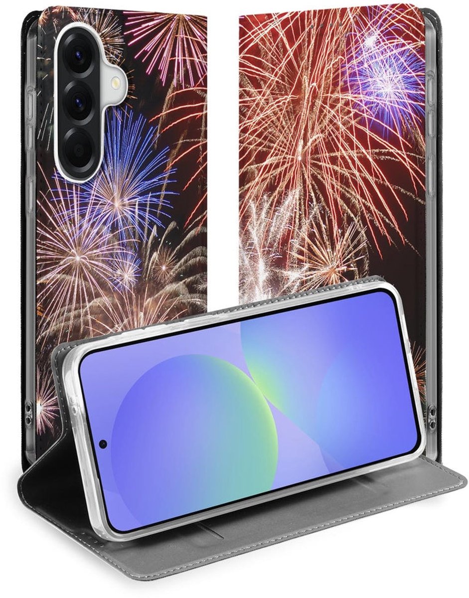 Samsung Galaxy A37 Standcase Hoesje Vuurwerk