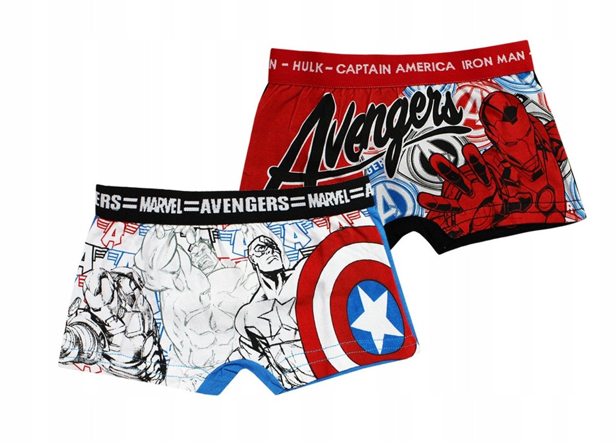 Avengers Kinder Boxershorts Ondergoed - 2-pack - Voor kinderen - 6-8 jaar