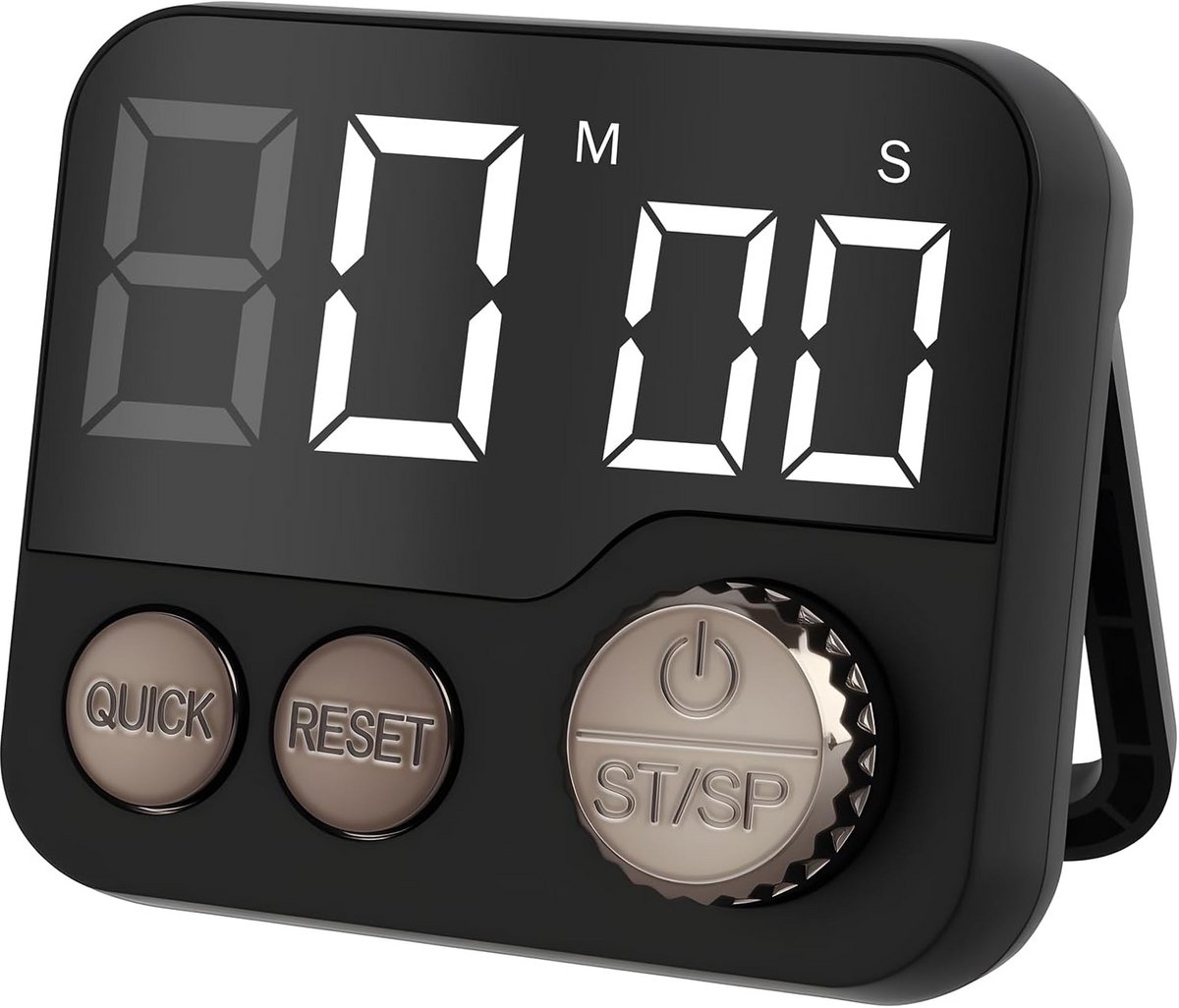 Digitale Timer en Stopwatch met LCD Scherm voor Keuken, Gym en Klaslokaal