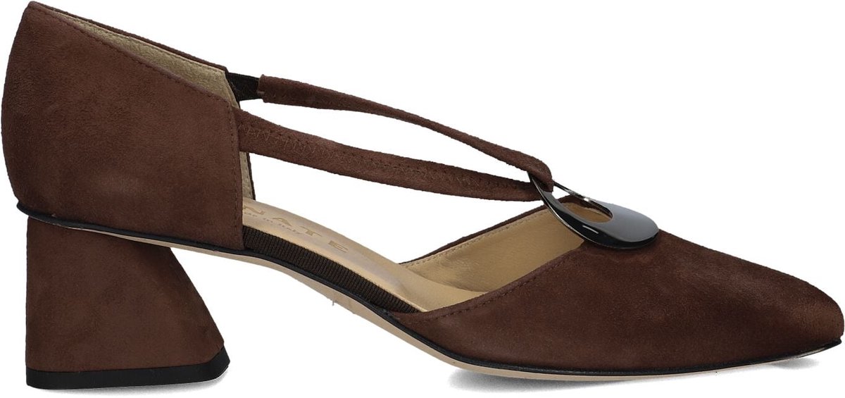 Brunate 51528 Ballerina's Dames - Ballarina Schoenen - Instappers - Bruin - Maat 38,5
