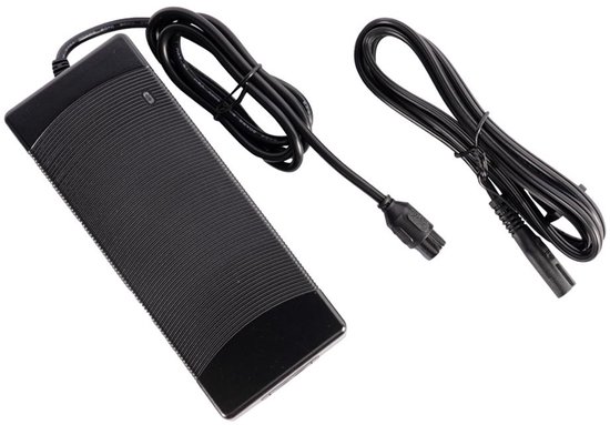 Acculader voor Fatbike & E-bike 48V - Snellader met DC Connector - Veilig & Betrouwbaar - Zwart — afbeelding 5
