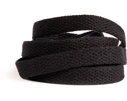 GBG Sneaker Veters 80CM - Zwart - Black - Schoenveters - Laces - Platte Veter - o.a. geschikt voor Asics, New Balance, Nike
