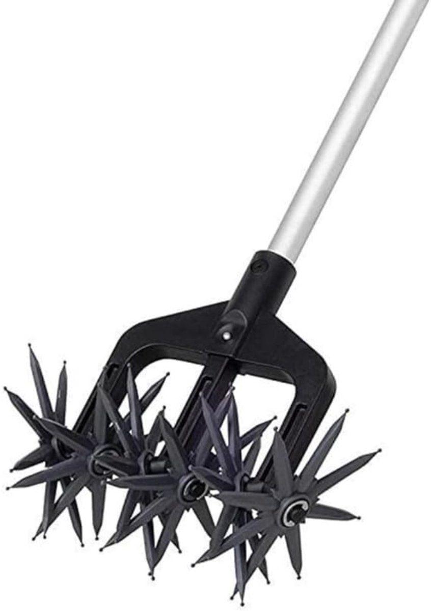 Florixa®Gazonbeluchter – Gazon Beluchter Met Aanpasbare Grote – Gras Beluchten – Zwart - 24cm x 14cm x 27cm