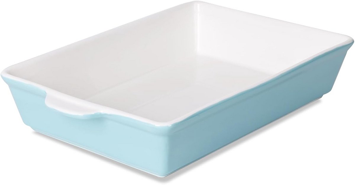 Diepe Keramische Ovenschaal met Handvatten voor Lasagne en Bakken