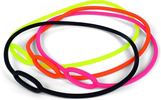Elastische Siliconen Buis Extreem Rekbaar Weerbestendig Fuchsia — afbeelding 2
