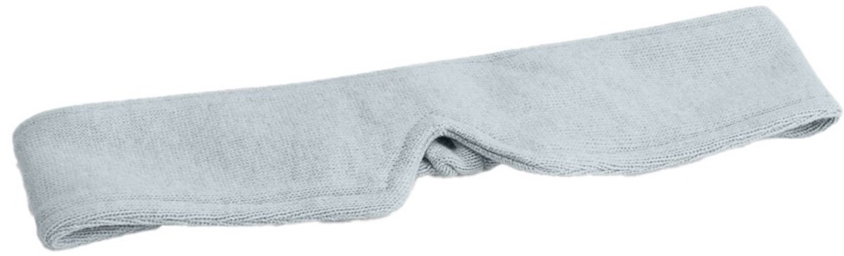 Yumeko slaapmasker gebreid katoen faded blauw