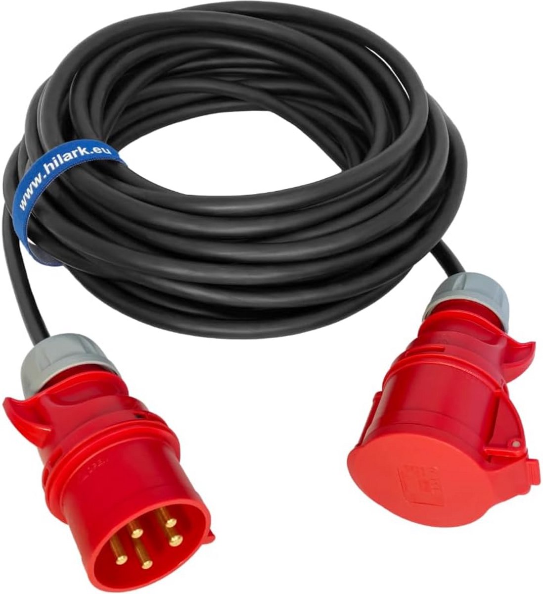 Verlengsnoer Zwaarlastkabel 10 Meter 5x6 mm2 32A